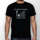 Best New I'm Down To One Bar Of Give A Fuck Man Black T Shirt S to 5XL