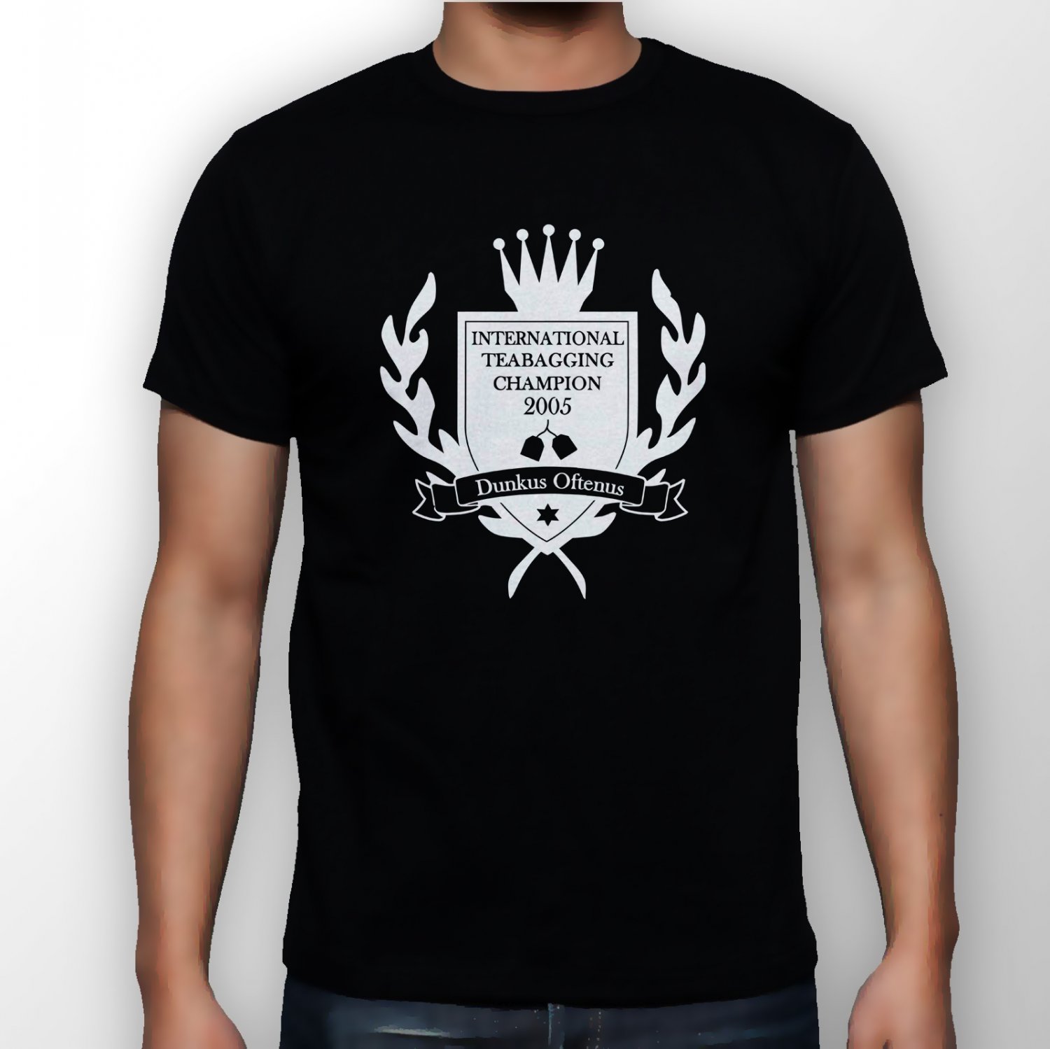 Best New International Teabagging Champion Man Black T Shirt S to 5XL