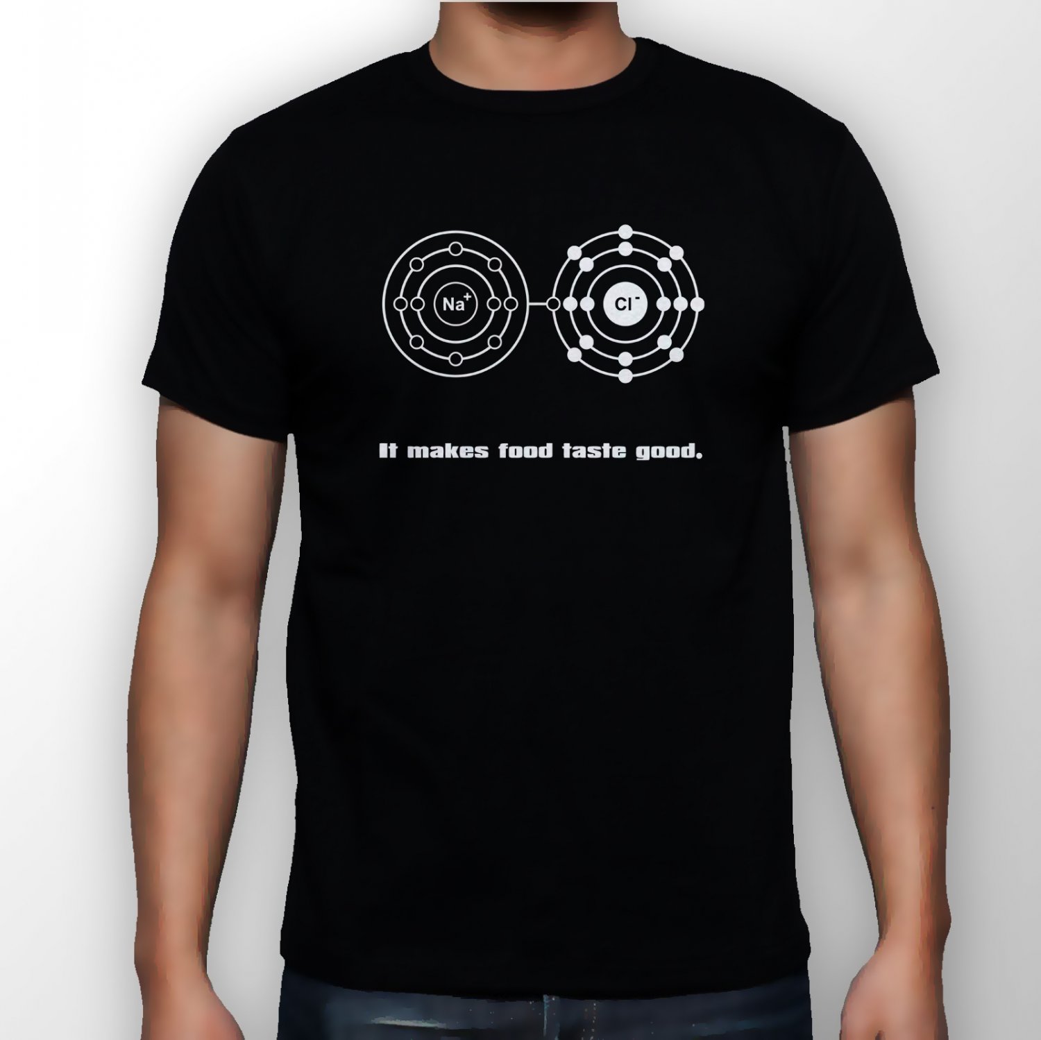 Best New It makes food taste good Man Black T Shirt S to 5XL