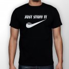 Best New Just Stuff It Man Black T Shirt S to 5XL