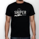 Best New Militar Impreso SNIPER Man Black T Shirt S to 5XL