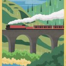 Hogwarts Express Vintage Poster # 3
