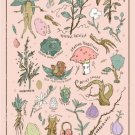 Harry Potter Herbology Vintage Poster