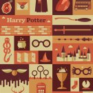 Harry Potter Retro Vintage Poster # 1
