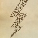 Harry Potter Lightning Vintage Poster