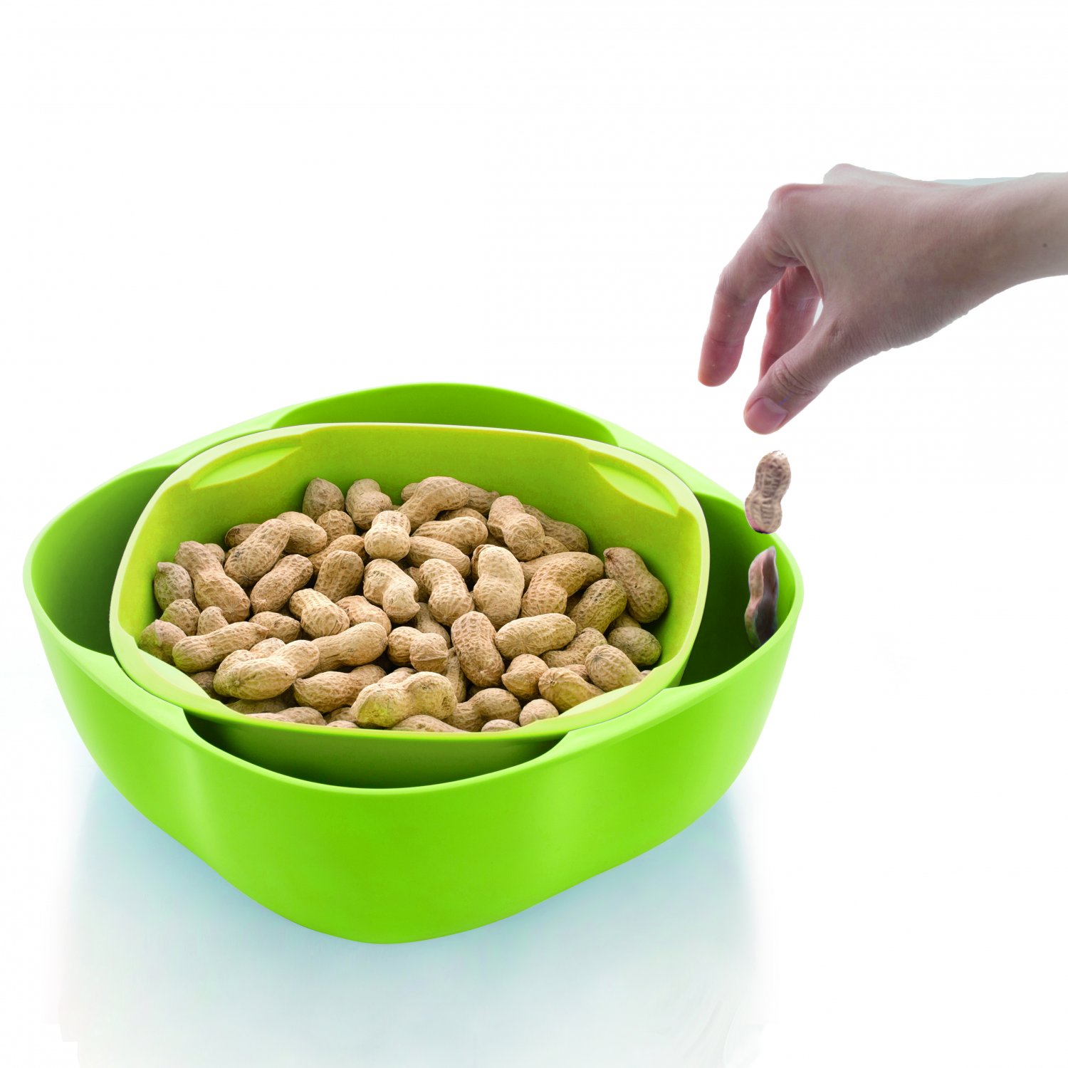 Double Dish Two Piece Snack & Salad Bowl