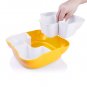 Creative Multi Sectional Snack Serving Tray Set with Lid