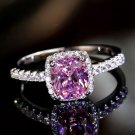 JoYau Brilliant 2.0 ct Cushion Royal Pink Cz