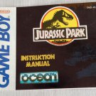 Nintendo Gameboy Jurassic Park Booklet Instruction Manual NO GAME 