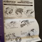 Original 1985 Matchbox Robotech Manual RICK HUNTERS Veritech Fighter MANUAL ONLY