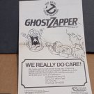 Original 1986 The Real Ghostbusters GhostZapper Instructions Manual