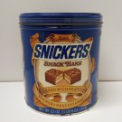 Vintage Snickers Snack Bars Mars Metal 1980s Tin Can Blue Three Generations Ad