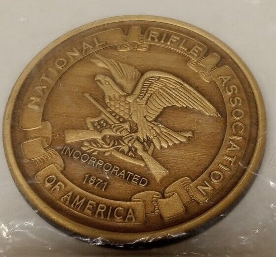NRA Token Coin M1903 Rifle Series Springfield 1903-1936 Gold Tone In Package