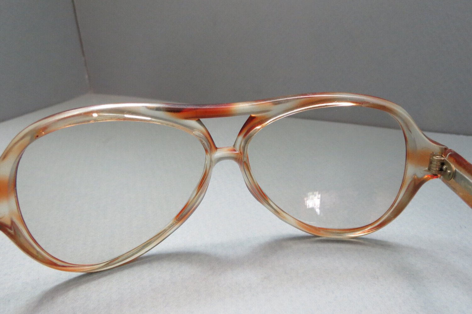 Vintage 70s Eyeglasses Frames Marked Italy Anne Marie? Funky Wide Round ...