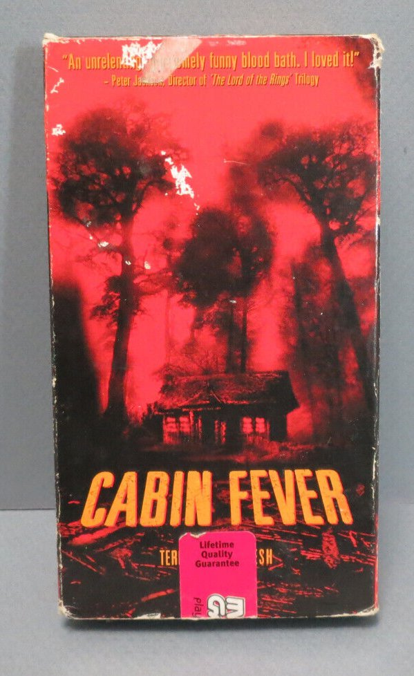 Cabin Fever VHS Rated R Horror