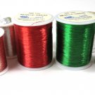 Dritz and Signature Metallic Thread Spools Lot & Glitz Metallic Foil