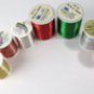 Dritz and Signature Metallic Thread Spools Lot & Glitz Metallic Foil