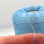 Burke Mills VTG 80s Brt Poly "Powder Blue" Embroidery Thread Cone 135/2 574Grs