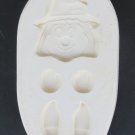 Kimple Open Pour Witch Slip Mold 1246 Head / Hands / Feet