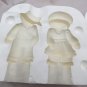 Clay Magic Vintage Small Amish Boy & Girl Slip Mold #J537