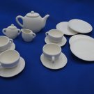Unbranded Bisque Small Tea Set Ready to Paint 4 Piece / Pot /Sugar Creamer Unbranded Bisque Small Tea Set Ready to Paint 4 Piece / Pot /Sugar Creamer
