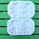 TCM Vintage Bunny Couple Slip Mold #220? Small Rabbits