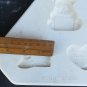 Dona's 3 Vintage 1986 School Magnets Slip Mold D-386