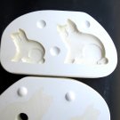 Kimple 2 Pig & Piglet  Magnet? Slip Mold 1193 Closed Pour VTG 1987