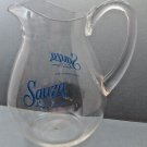 VTG Sauza Tequila Cucumber Chili Plastic Pitcher Clear Pitcher with Logo