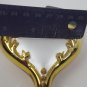 Old World 50th Heart Christmas Ornament Gold Trim Boxed