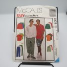 McCall's 9303 Men's Top Pants Shorts Pattern Size S-L 1990s Casual Sportswear