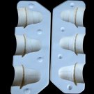 Dona's Vintage 1985 Sm. Soft Sculpture Bells Slip Mold D-282 3 Count
