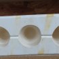 Dona's Vintage 1985 Sm. Soft Sculpture Bells Slip Mold D-282 3 Count