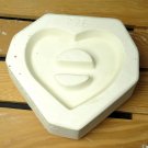 Jones Vintage Heart Scarf Holder Slip Mold 776  Open Pour