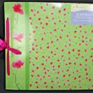 Miss Elizabeth's Pink Petals Fall-Midley Scrapbook Cover Lime Green w Pink Flora Miss Elizabeth's Pink Petals Fall-Midley Scrapbook Cover Lime Green w Pink Flora