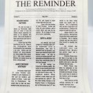 2001 The Reminder Church Newsletter Spencer Indiana Volume X May