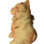 Pigsville Hugging Pigs 1992 Small Handcrafted Rosy Cheeks Bow Tie & Flower