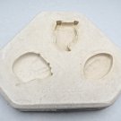 Dona's Molds Vintage 1985 Football Magnets Slip Mold D-1244