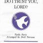 Do I Trust You, Lord? Vintage Sheet Music Twila Paris Singspiration