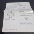 Original 1986 Radio Shack Tandy Space Voice Mask Instructions Package Insert