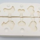 Kimple Vintage Ducks and Heart Hangers or Basket Accessories #1188