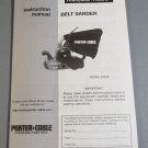 Porter Cable Belt Sander Model 352VS Instruction Manual Multilingual