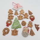 Unbranded Vintage Ceramic Magnet Slip Castings Lot w/o Magnet Christmas Unbranded Vintage Ceramic Magnet Slip Castings Lot w/o Magnet Christmas