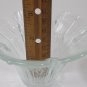Unbranded 2 Clear Glass Votive Holders Tulip Design Ribbed