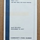 U. S. Dept of Housing Guernsey County Ohio Flood Hazard Map Revised 12/16/77