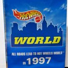 Hot Wheels World 1997 World Package Insert / Catalog