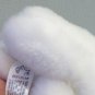 Applause White Bunny Rabbit Plush Stuffed Animal Small Blue Ears Dated 1987