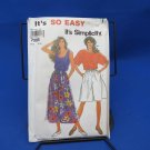 Simplicity 7096 Sewing Pattern Top & Culottes Size 8-20 1995 It's So Easy