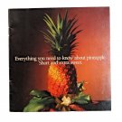 VTG Del Monte Gold Promotional Pineapple Recipe Booklet 1996