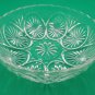 Anchor Hocking Medallion Clear Glass Serving Bowl
